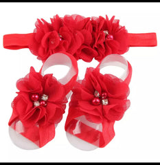 3 flower barefoot set