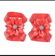 Flower stone barefoot