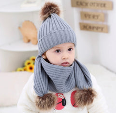 single pom pom with Muffler