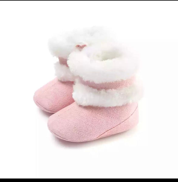 Double fleece boots