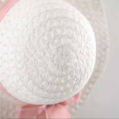 Polka Dress with Hat- Teapink