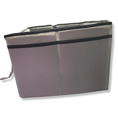 Baby Diaper Caddy Organizer, Foldable Felt Storage Bag with Multi Pockets and Flexible Compartments