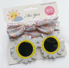 Sunflower Sunglasses and Band Set