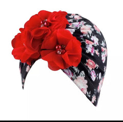 Floral Pattern Cap