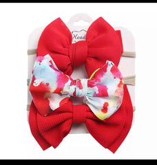 Printed Bow Set