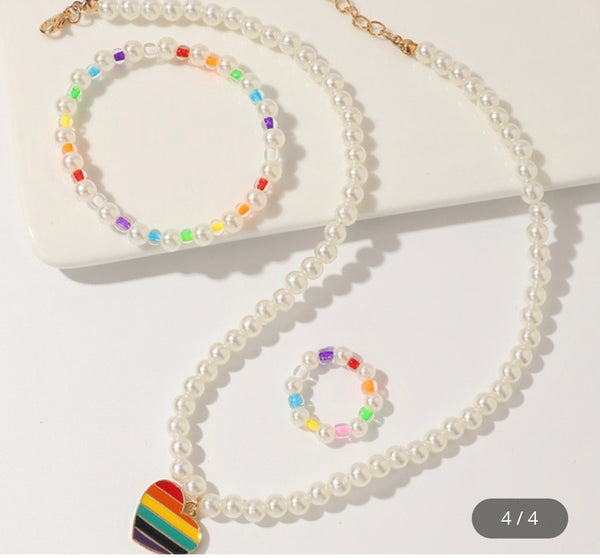 Heart Pearl Set (3pcs)