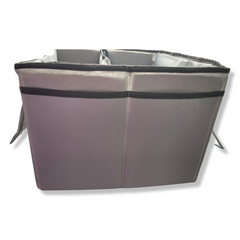 Baby Diaper Caddy Organizer, Foldable Felt Storage Bag with Multi Pockets and Flexible Compartments