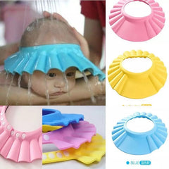 Children Kids Safe Shampoo Bath Bathing Shower Cap Wash Hair Shield