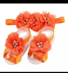 3 flower barefoot set