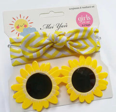 Sunflower Sunglasses and Band Set