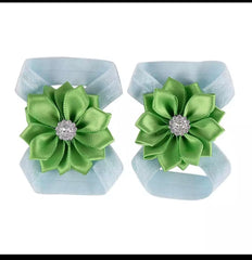 Flower stone barefoot