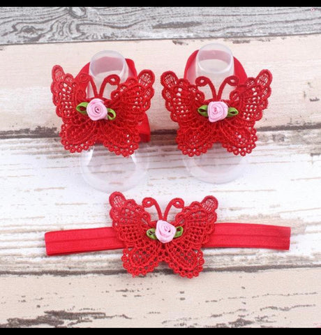 Crochet Band Barefoot Set