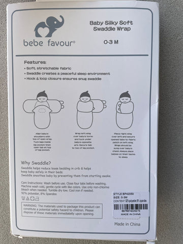 Baby Silky Soft Swaddle Wrap