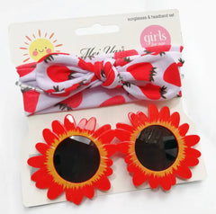 Sunflower Sunglasses and Band Set