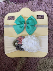 2 pcs shimmer fabric band set